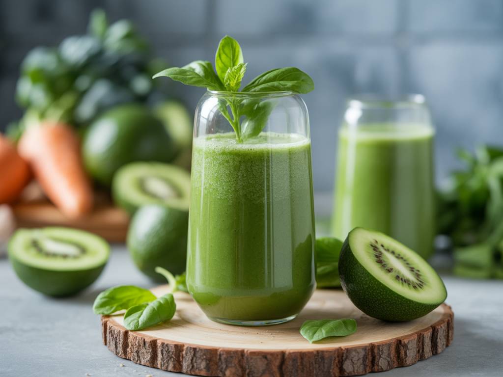 Smoothies verts : comment les optimiser avec un extracteur pour un maximum de nutriments