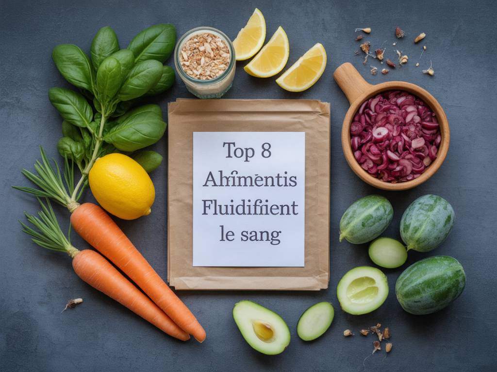 Top 8 des aliments qui fluidifient le sang à privilégier dans une alimentation santé